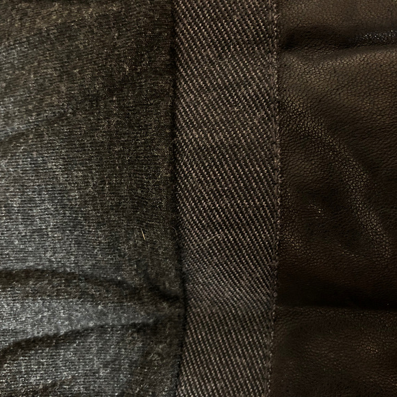 $425 Theory Keiran Black Lambskin and Wool dress - Picture 2 of 6